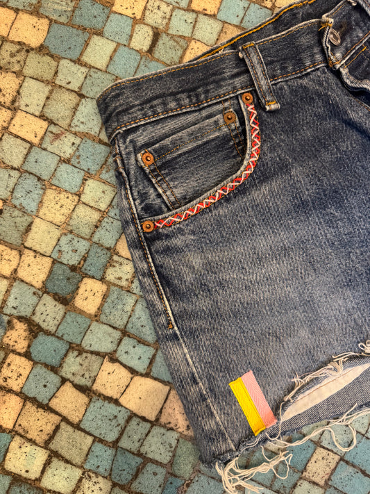 023. Zig Zag Levi's Cut Offs