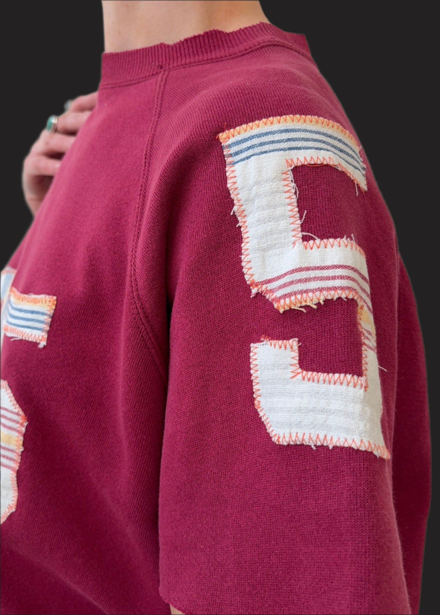 Letterman Short Sleeve Sweat