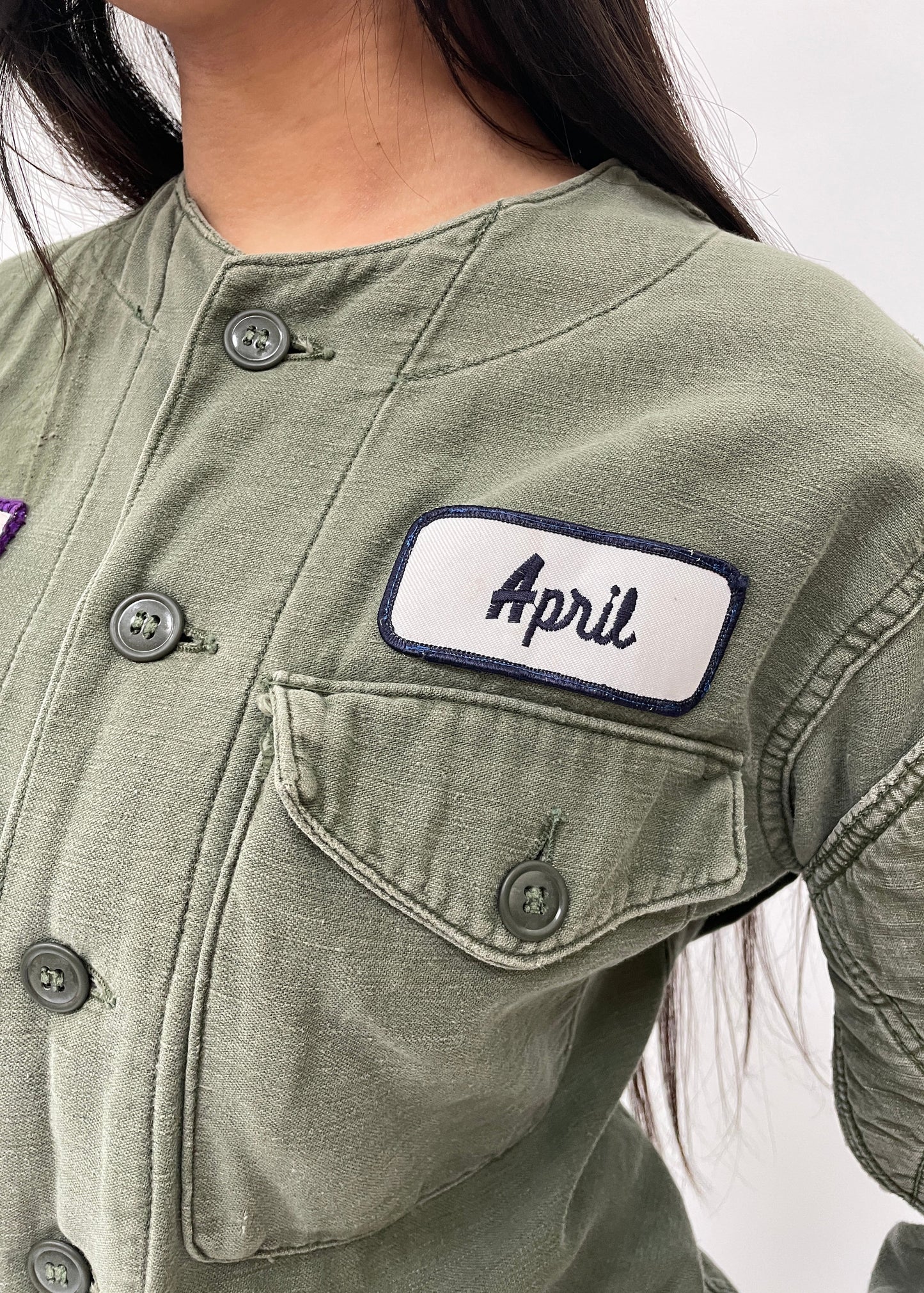 Army Jacket With Appliqué