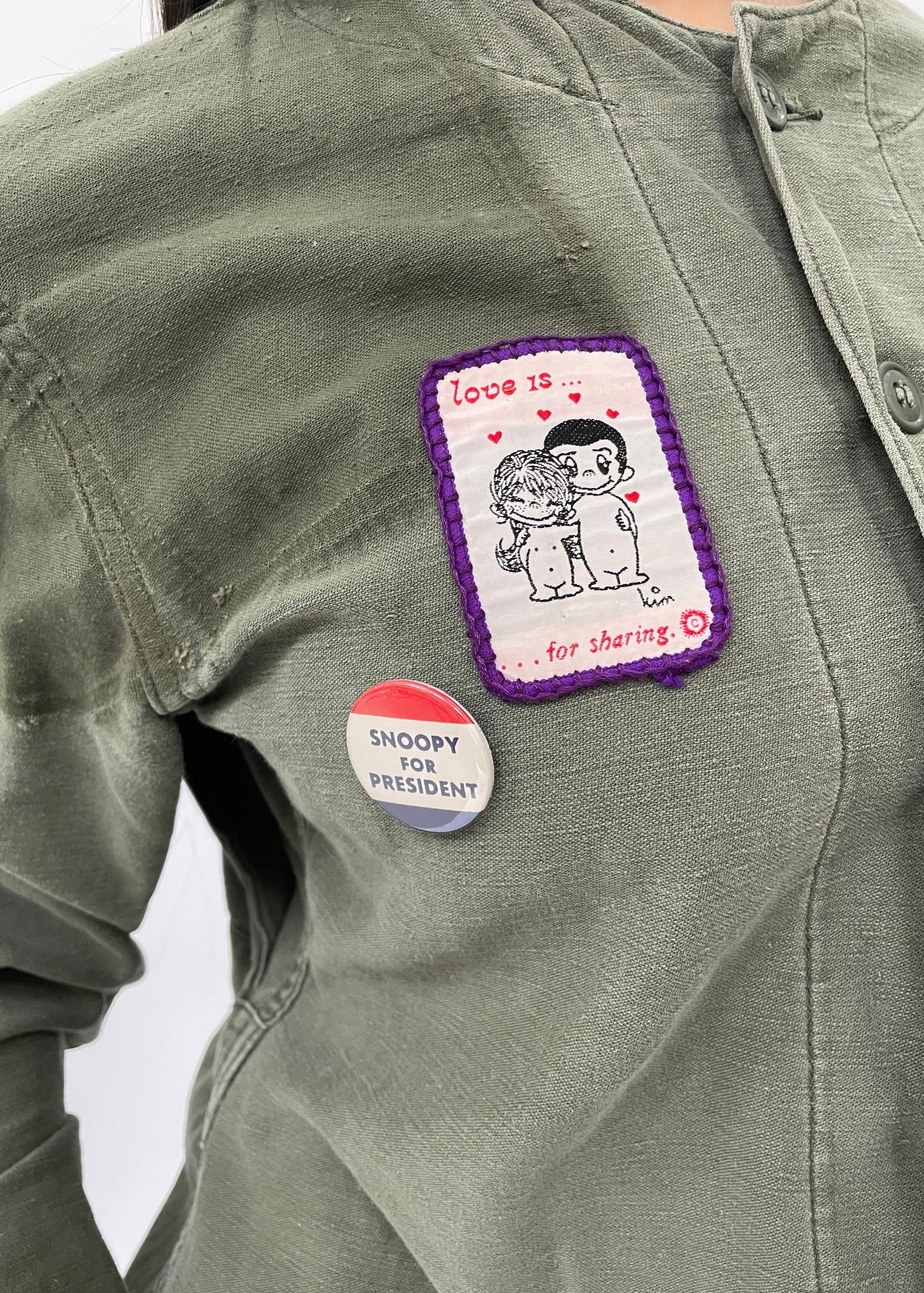 Army Jacket With Appliqué