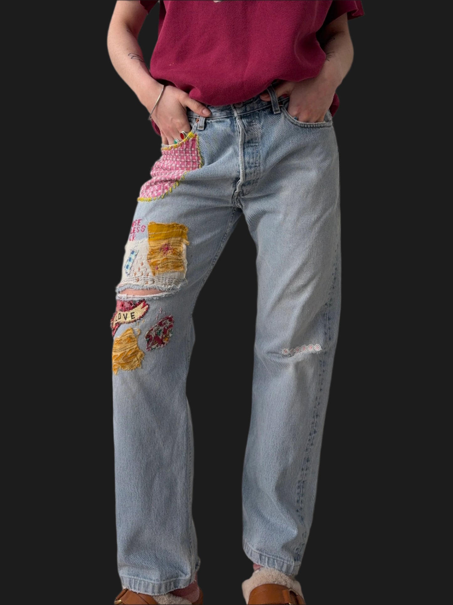 Patched Up Levi's
