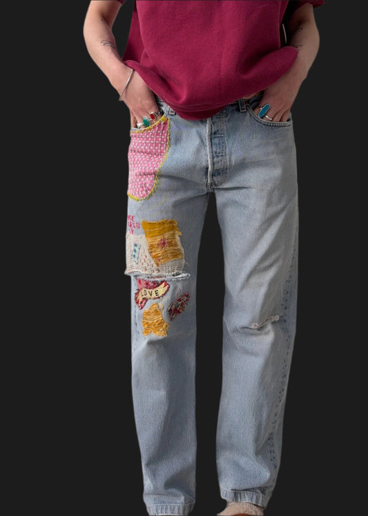 Patched Up Levi's