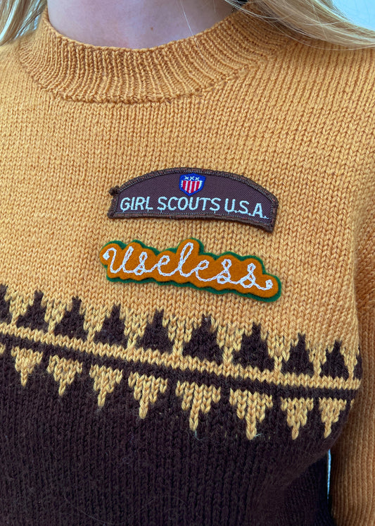 Patched Vintage Knit
