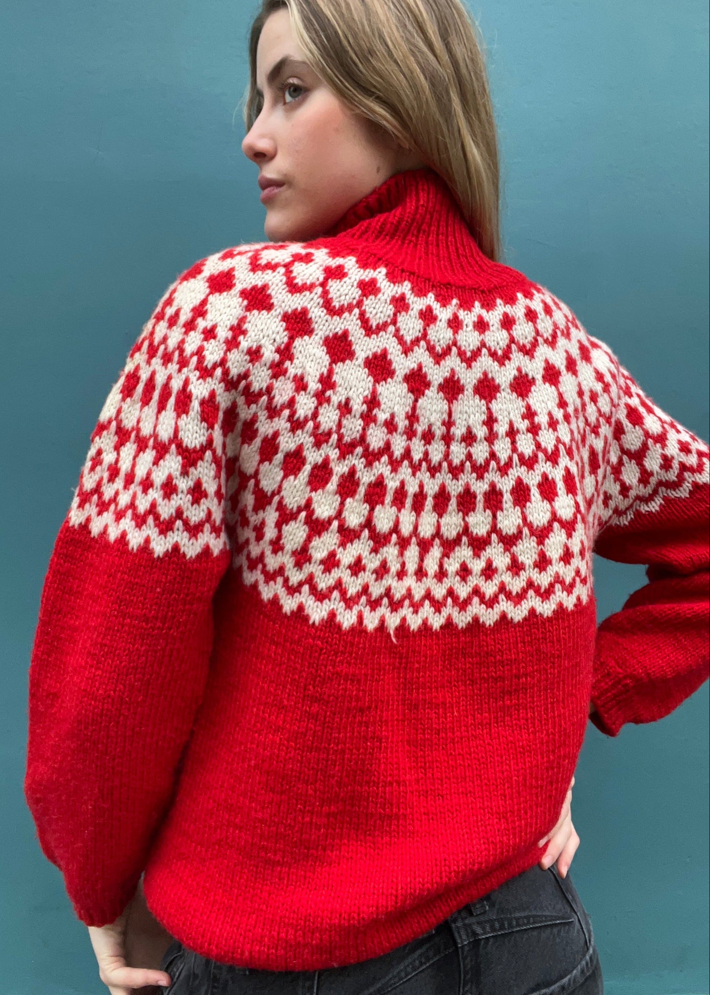 Fair Isle Knit Sweater