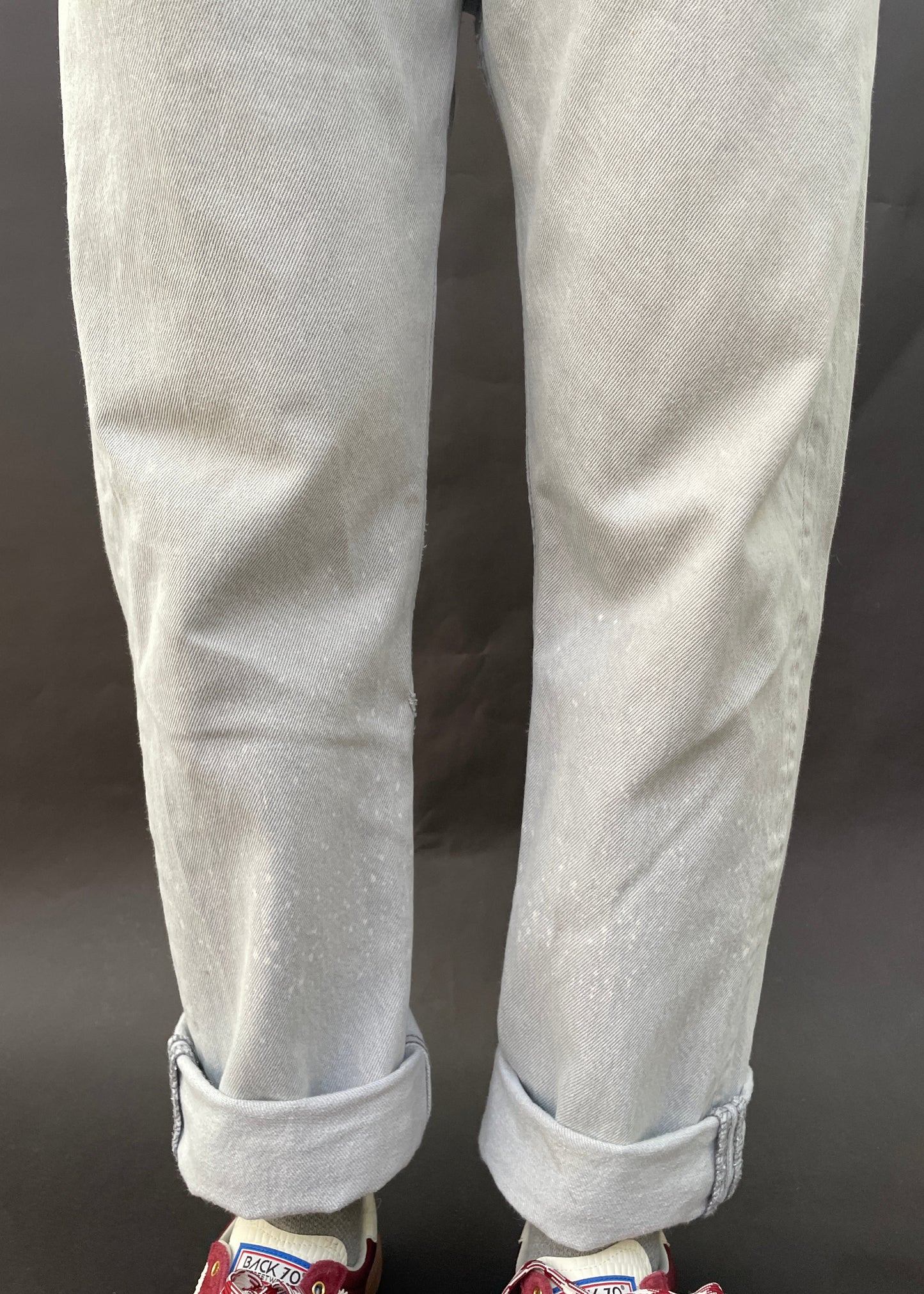 Pale Levi's Zig Zag Stitching