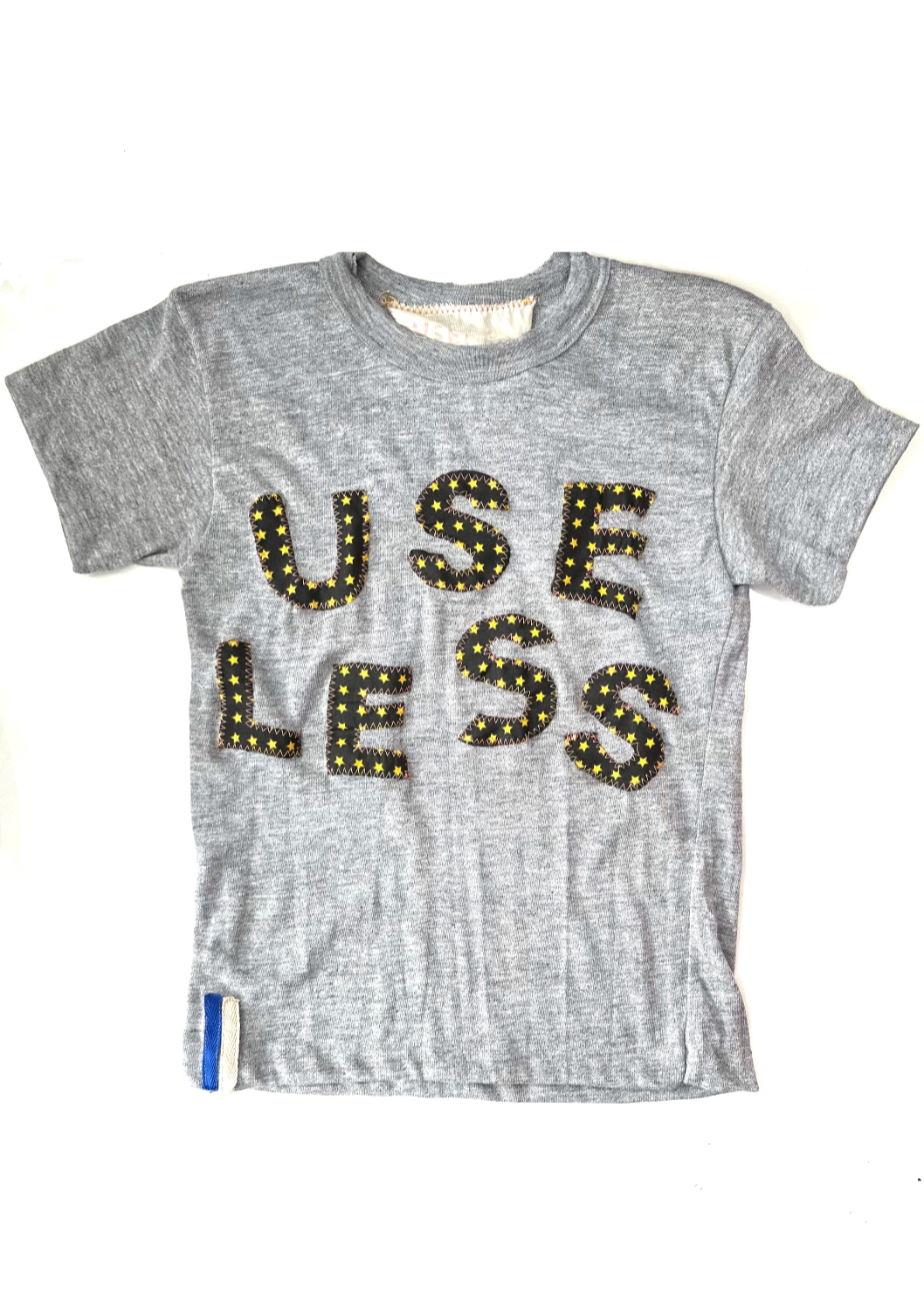 Grey Appliqued T Shirt