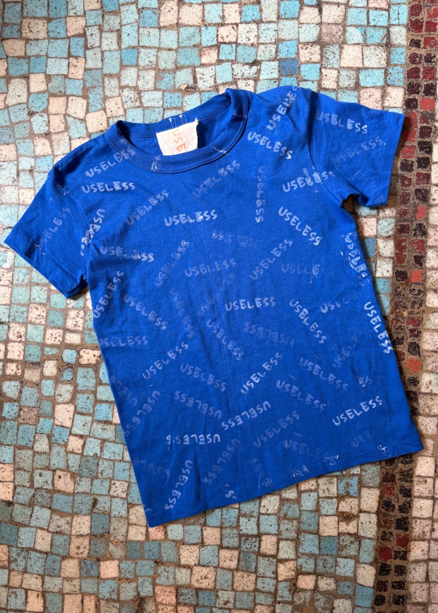 016. Blue Stamp T Shirt