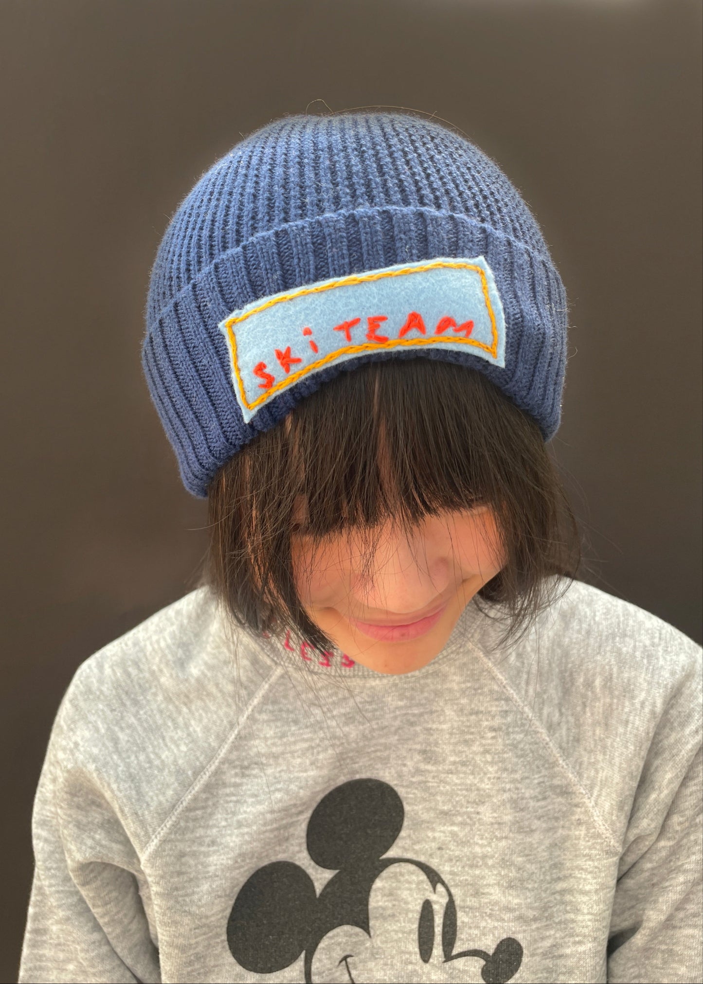 Blue Ski Team Beanie