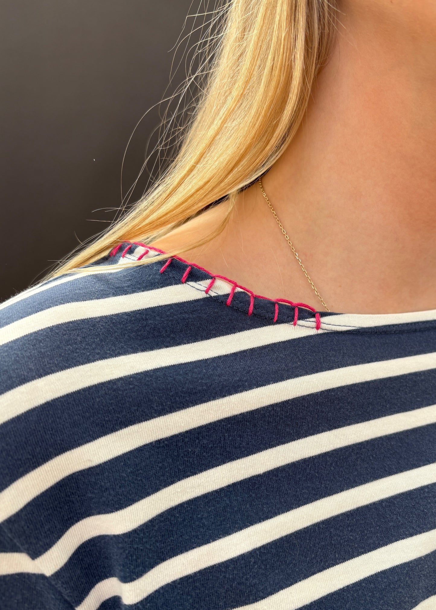 Stripy Floral Top