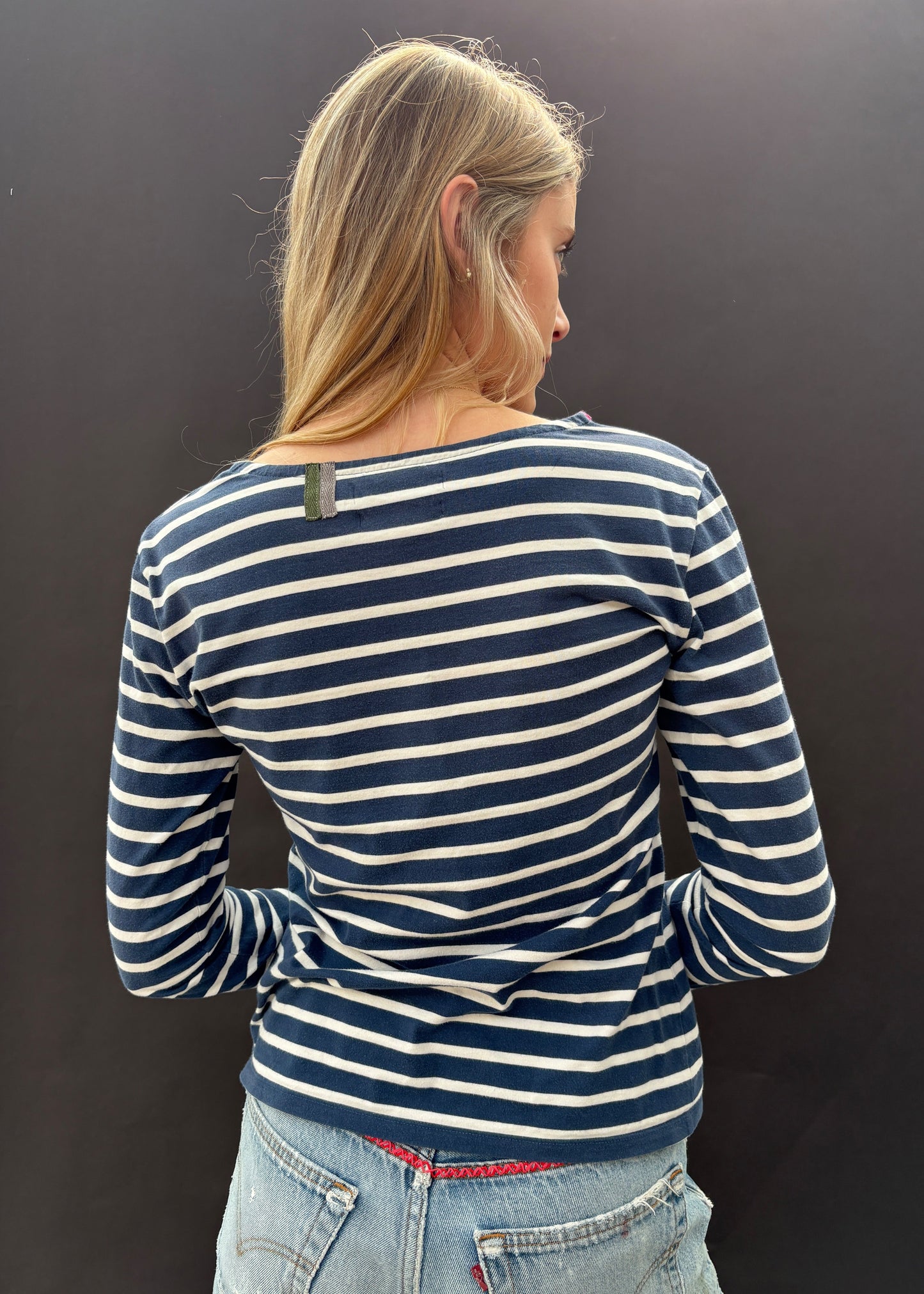Stripy Floral Top